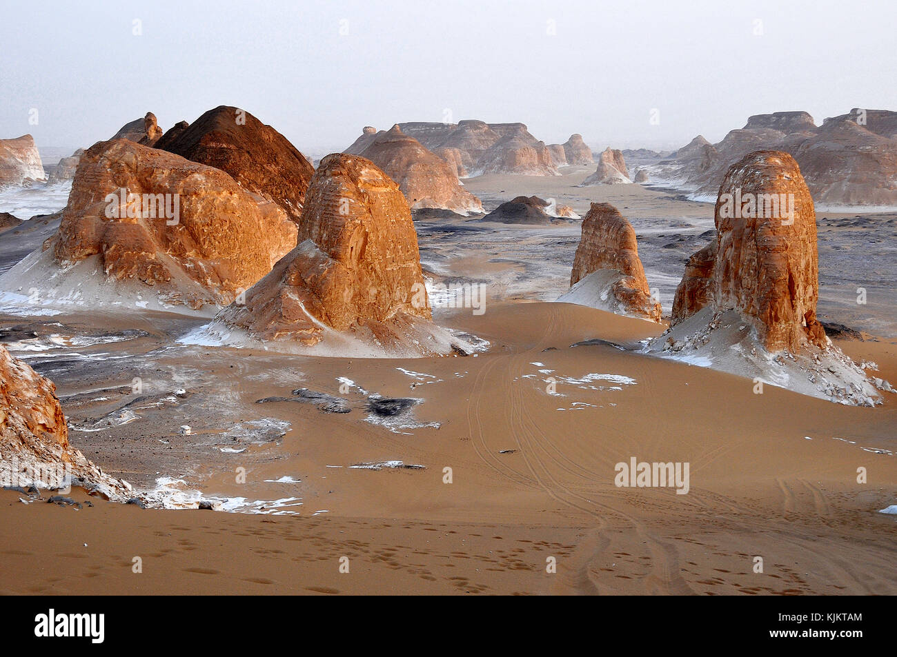 Agabat Wüste, Assiout Provinz. Ägypten. Stockfoto