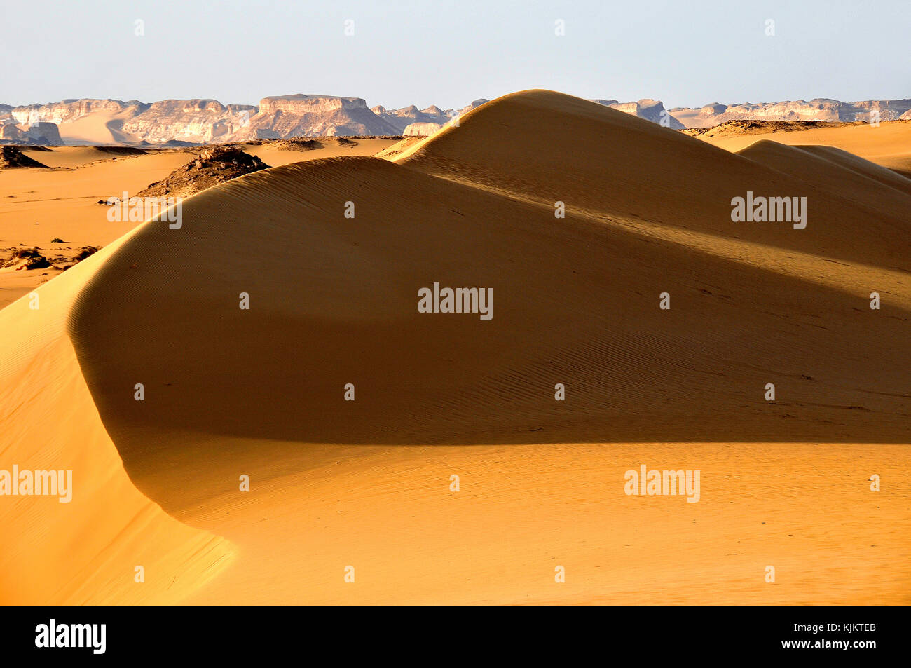 Lybische Wüste, Assiout Provinz. Ägypten. Stockfoto