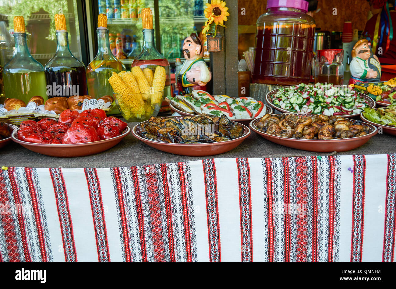 Essensmesse expo Market Stockfoto