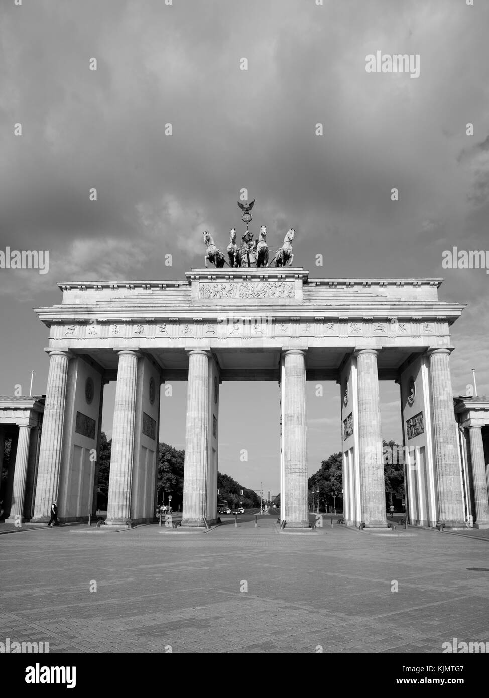 Brandenburger Tor, Pariser Platz, Berlin, Deutschland, Europa Stockfoto
