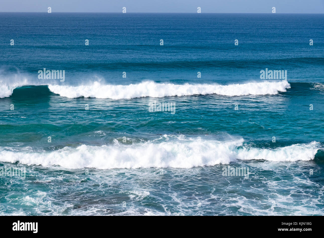 Ozean vawes Stockfoto
