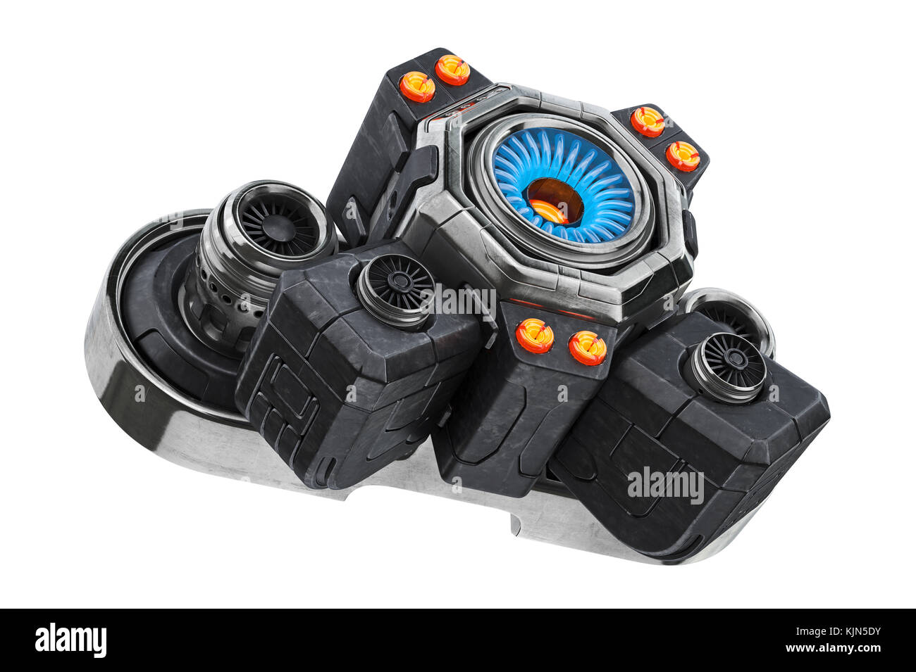 Sci-fi Motor futuristische Turbine Stockfoto