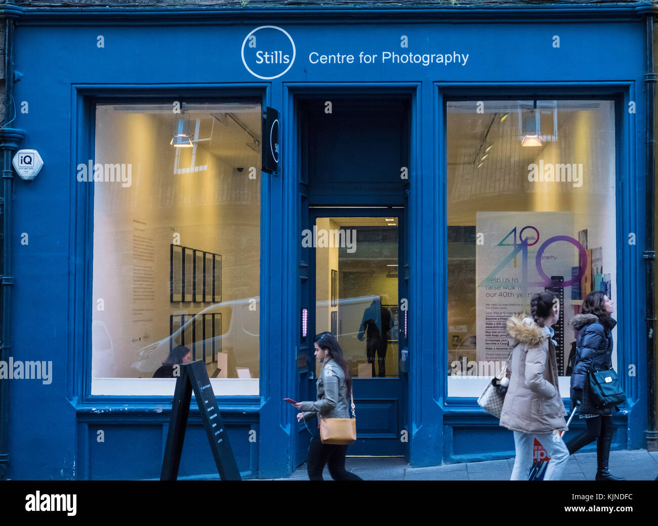 Äußere Stille Zentrum für Fotografie auf Cockburn Street in der Altstadt von Edinburgh, Schottland, Vereinigtes Königreich Stockfoto
