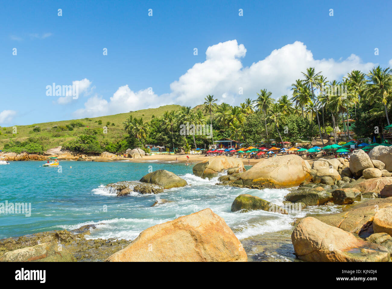 Calhetas Beach - Recife - Brasilien Stockfoto