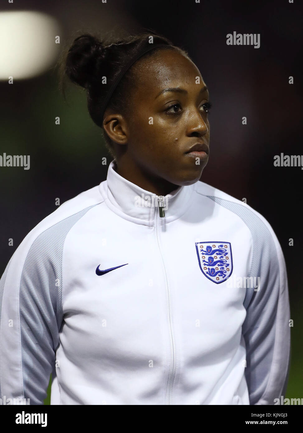 Die Engländerin Danielle Carter beim Qualifikationsspiel der Frauen im Weltcup 2019 im Banks's Stadium, Walsall. DRÜCKEN SIE VERBANDSFOTO. Bilddatum: Freitag, 24. November 2017 Stockfoto