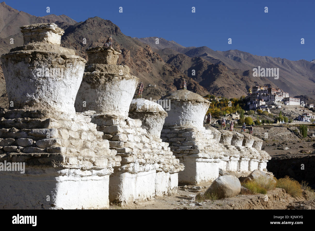 Kloster Likir, Ladakh, Jammu und Kaschmir, Indien. Stockfoto