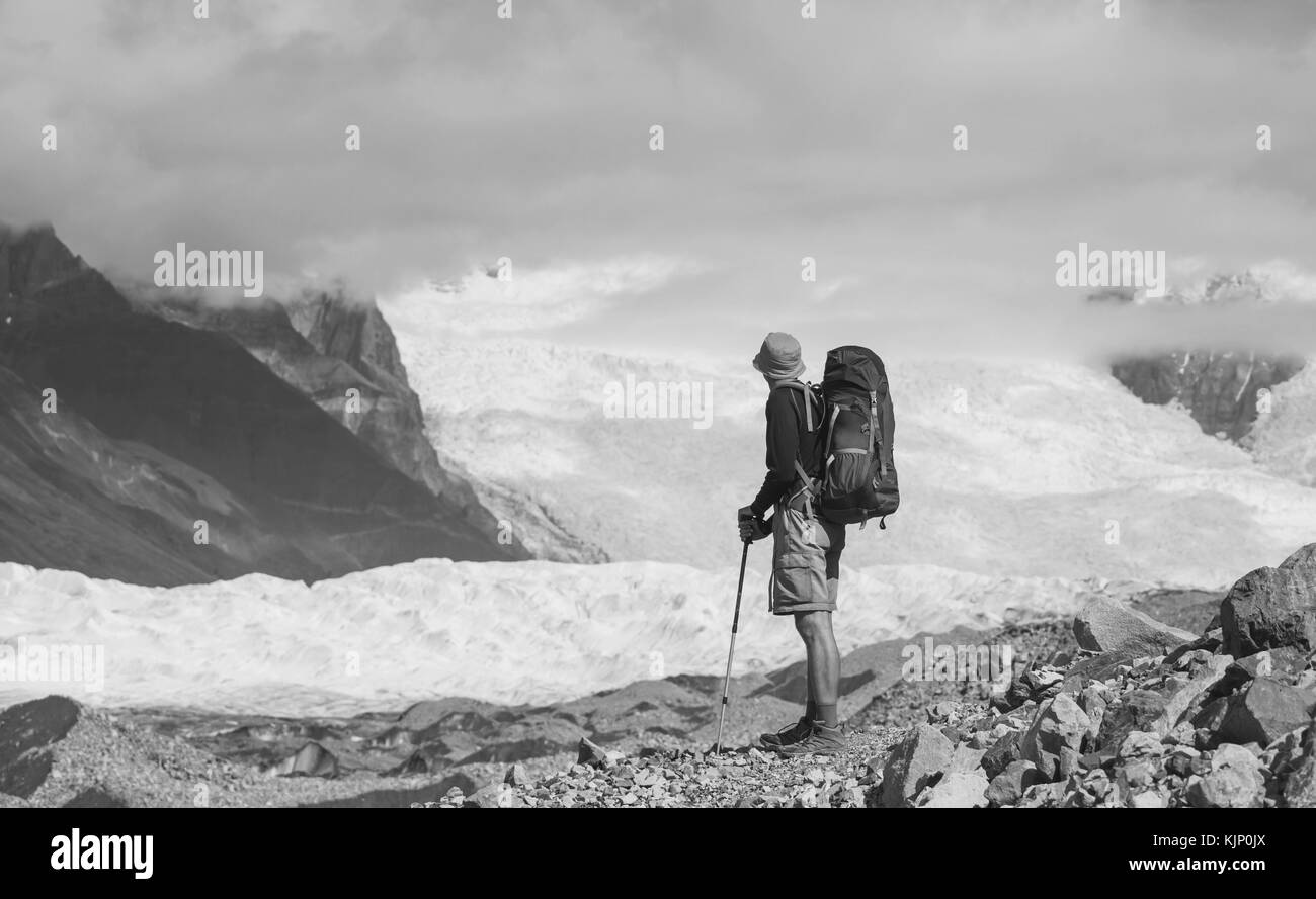 See am kennicott Glacier, wrangell - St. Elias National Park, Alaska Stockfoto