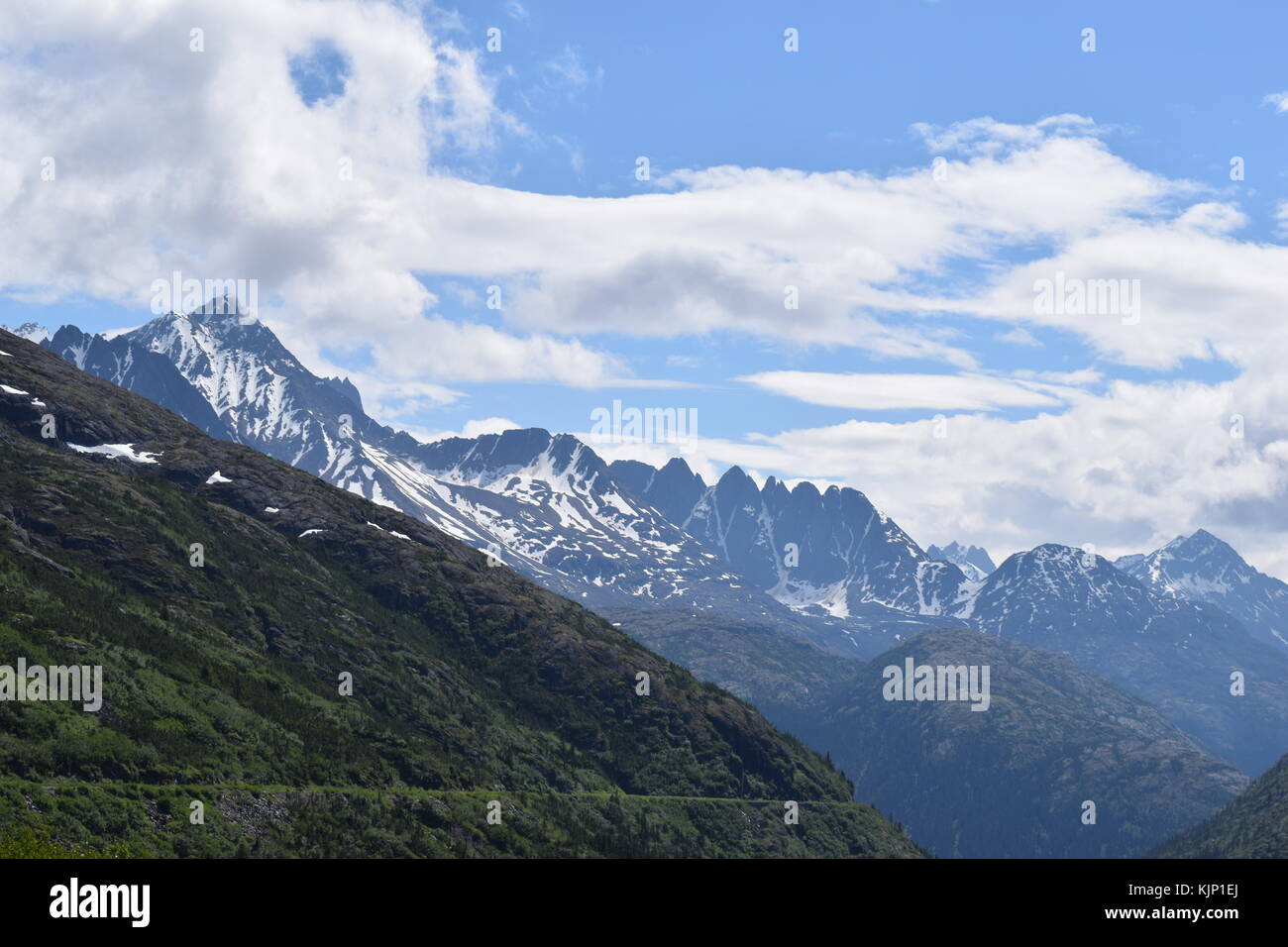 Alaska-Gebirge Stockfoto