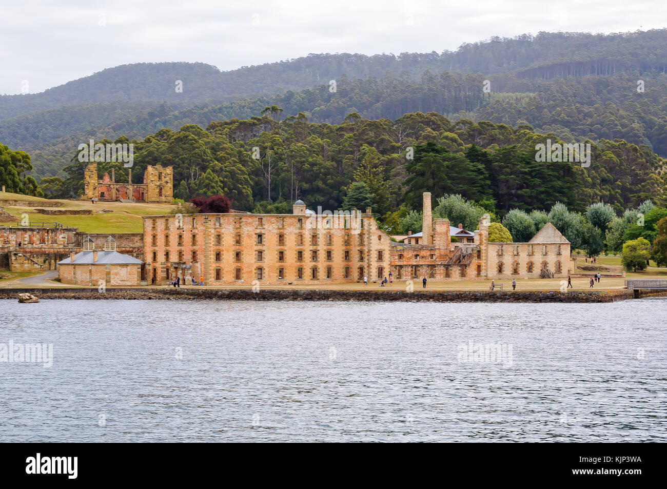 Der Strafvollzug und das Krankenhaus in die historische Stätte Port Arthur, Australien - Tasmanien Stockfoto