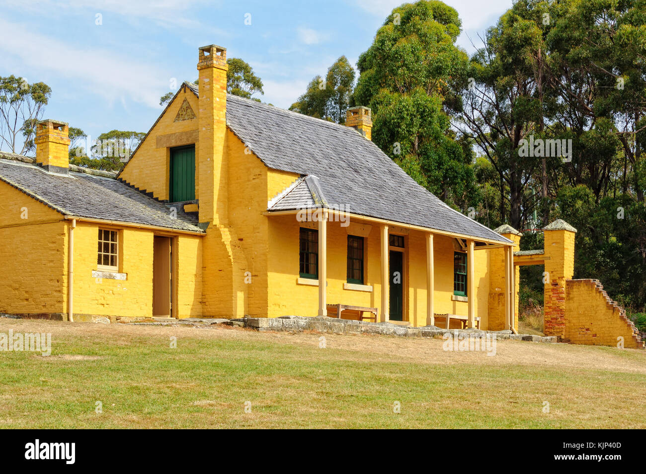 William Smith O'Brien's Cottage am Port Arthur Historic Site - Tasmanien, Australien Stockfoto