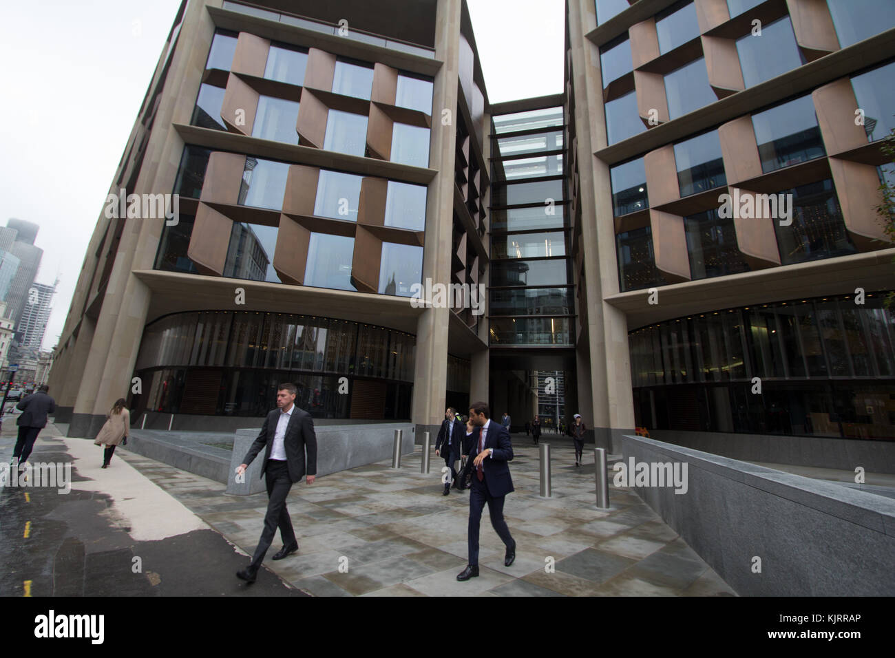 Bloomberg europäischen Hauptsitz in London, 2017 eröffnet Stockfoto