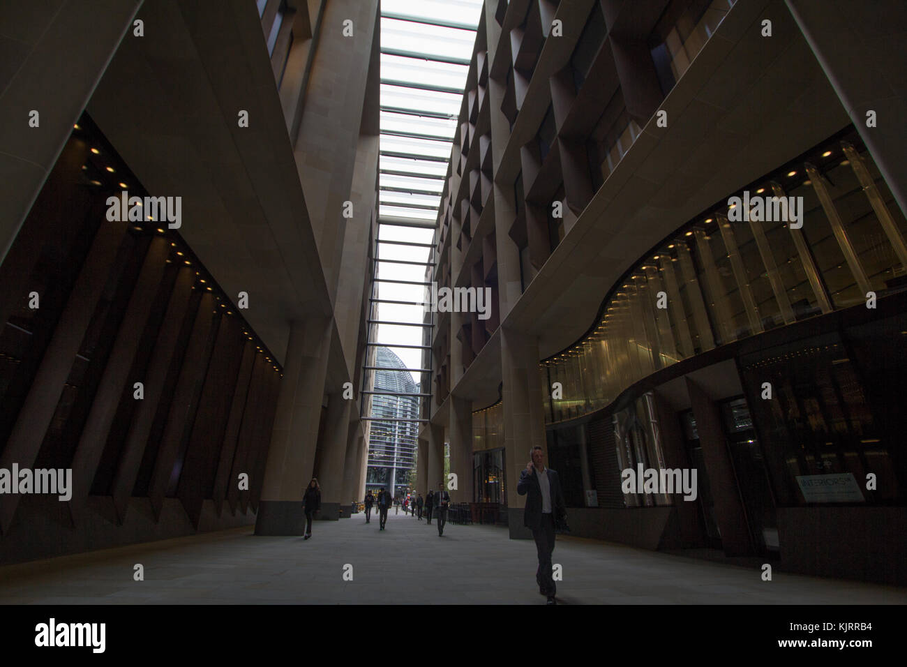 Bloomberg europäischen Hauptsitz in London, 2017 eröffnet Stockfoto