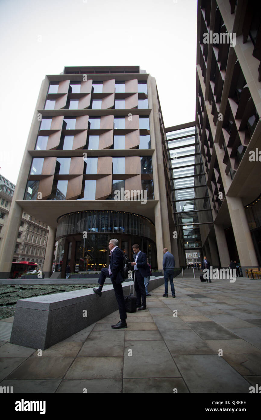 Bloomberg europäischen Hauptsitz in London, 2017 eröffnet Stockfoto