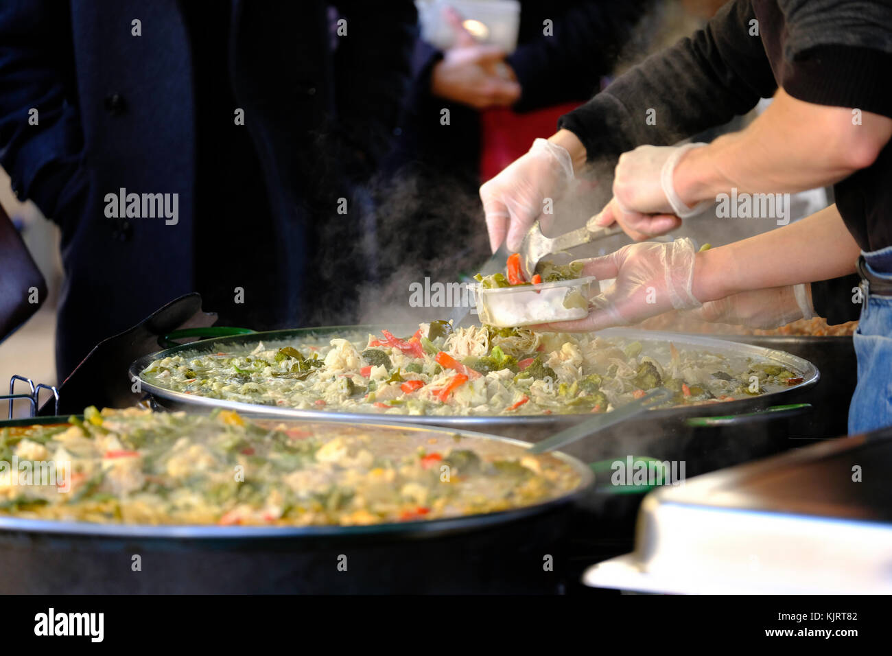 Bloomsbury Farmers Market, London, Vereinigtes Königreich Stockfoto