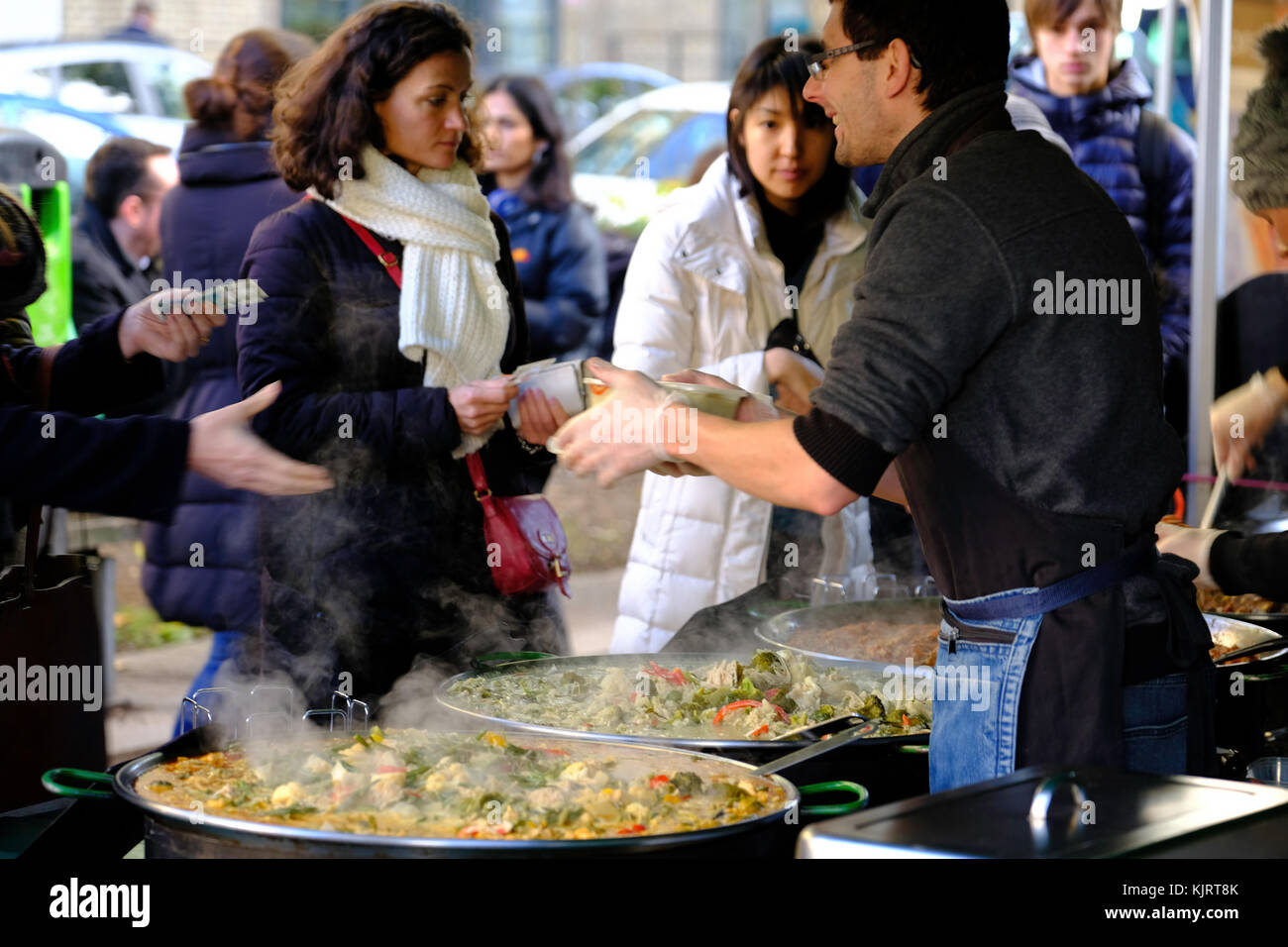 Bloomsbury Farmers Market, London, Vereinigtes Königreich Stockfoto
