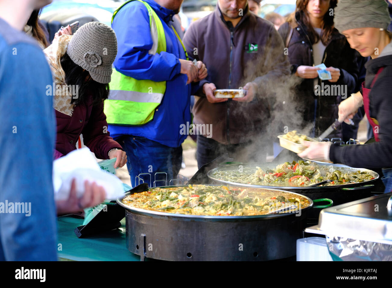 Bloomsbury Farmers Market, London, Vereinigtes Königreich Stockfoto