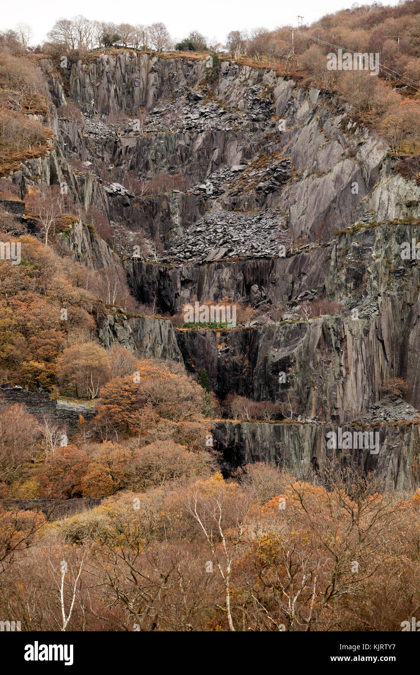 Schiefergrube Stockfoto