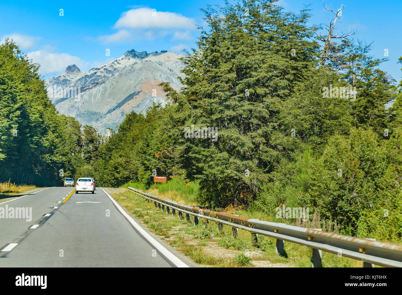 Patagonien Autobahn bei San Carlos de Bariloche, nequen, Argentinien Stockfoto