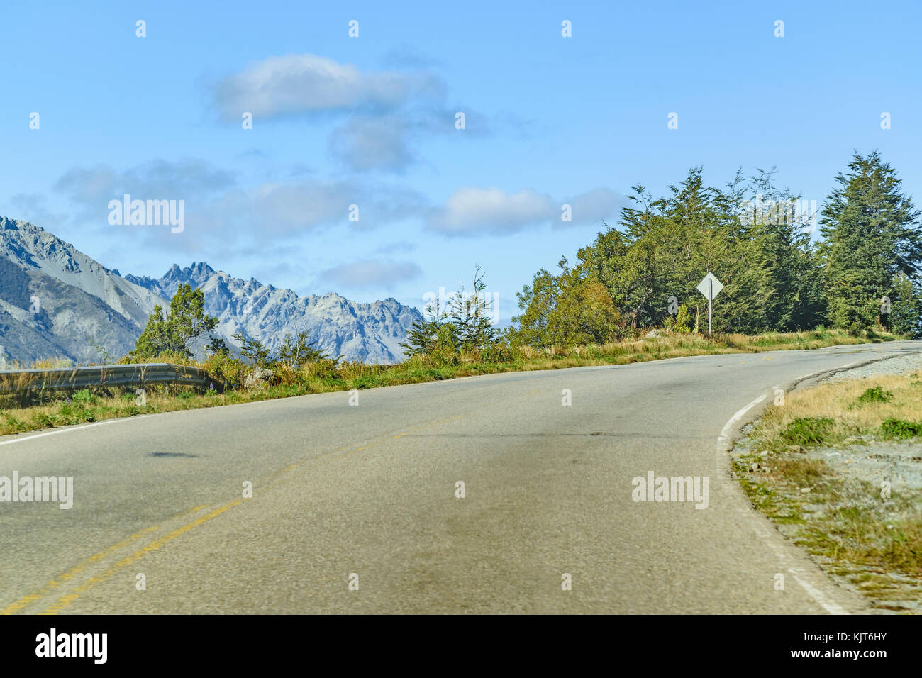 Patagonien Autobahn bei San Carlos de Bariloche, nequen, Argentinien Stockfoto