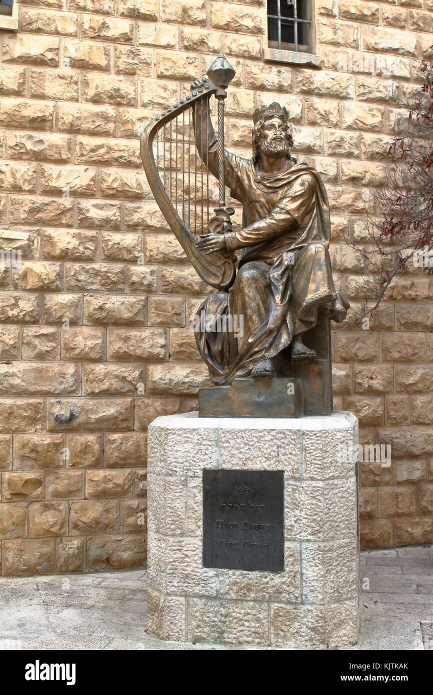 König David Statue - Jerusalem - Israel Stockfotografie - Alamy