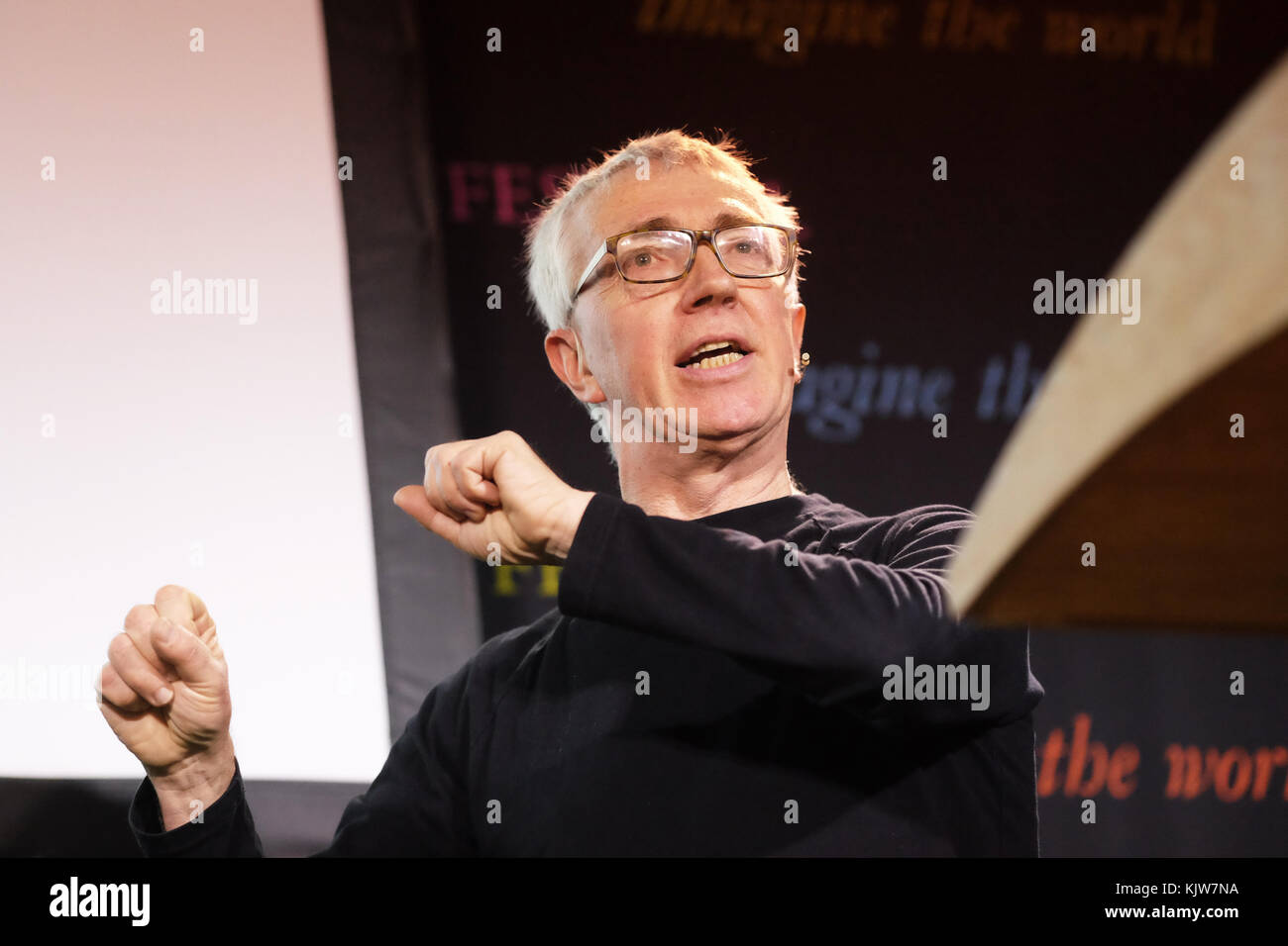 Hay Festival winter Wochenende - Sep 2017 - Professor John mullan spricht über die Werke von Jane Austen und sein neuestes Buch was in Jane Austen Kredit Angelegenheiten: Steven Mai/alamy leben Nachrichten Stockfoto