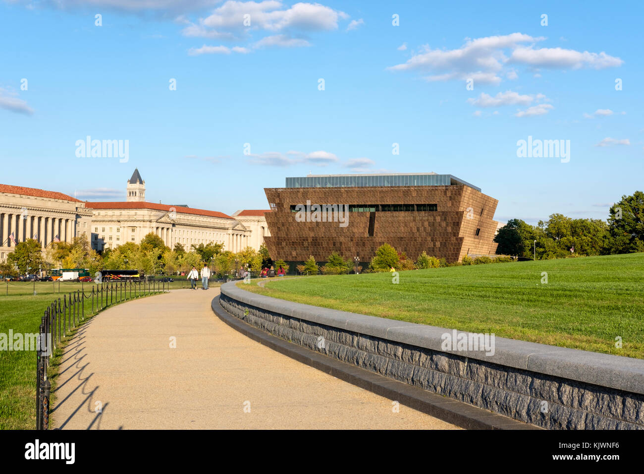 Smithsonian nationalen Museum für Afrikanische Amerikanische Geschichte und Kultur, Washington, D.C., USA. Stockfoto