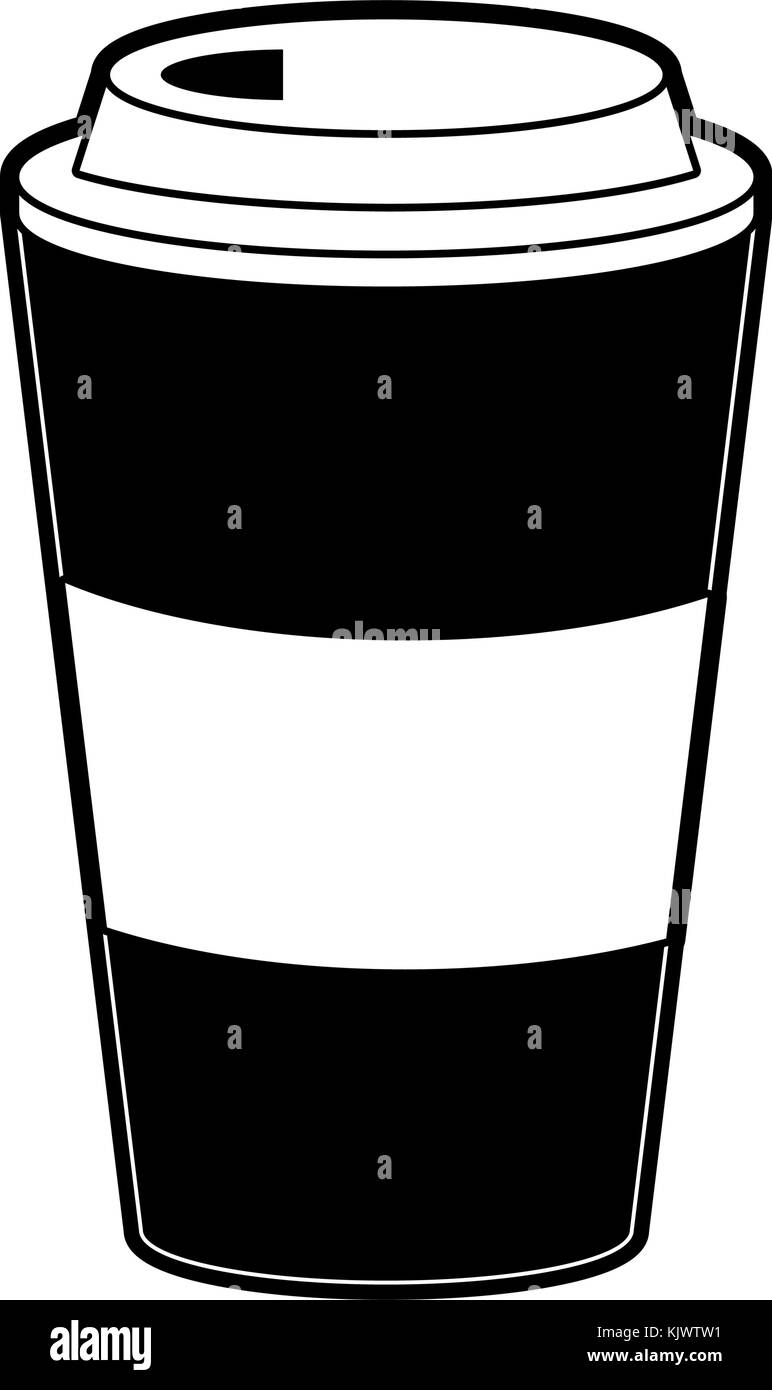 Kaffee zum mitnehmen Stock Vektor