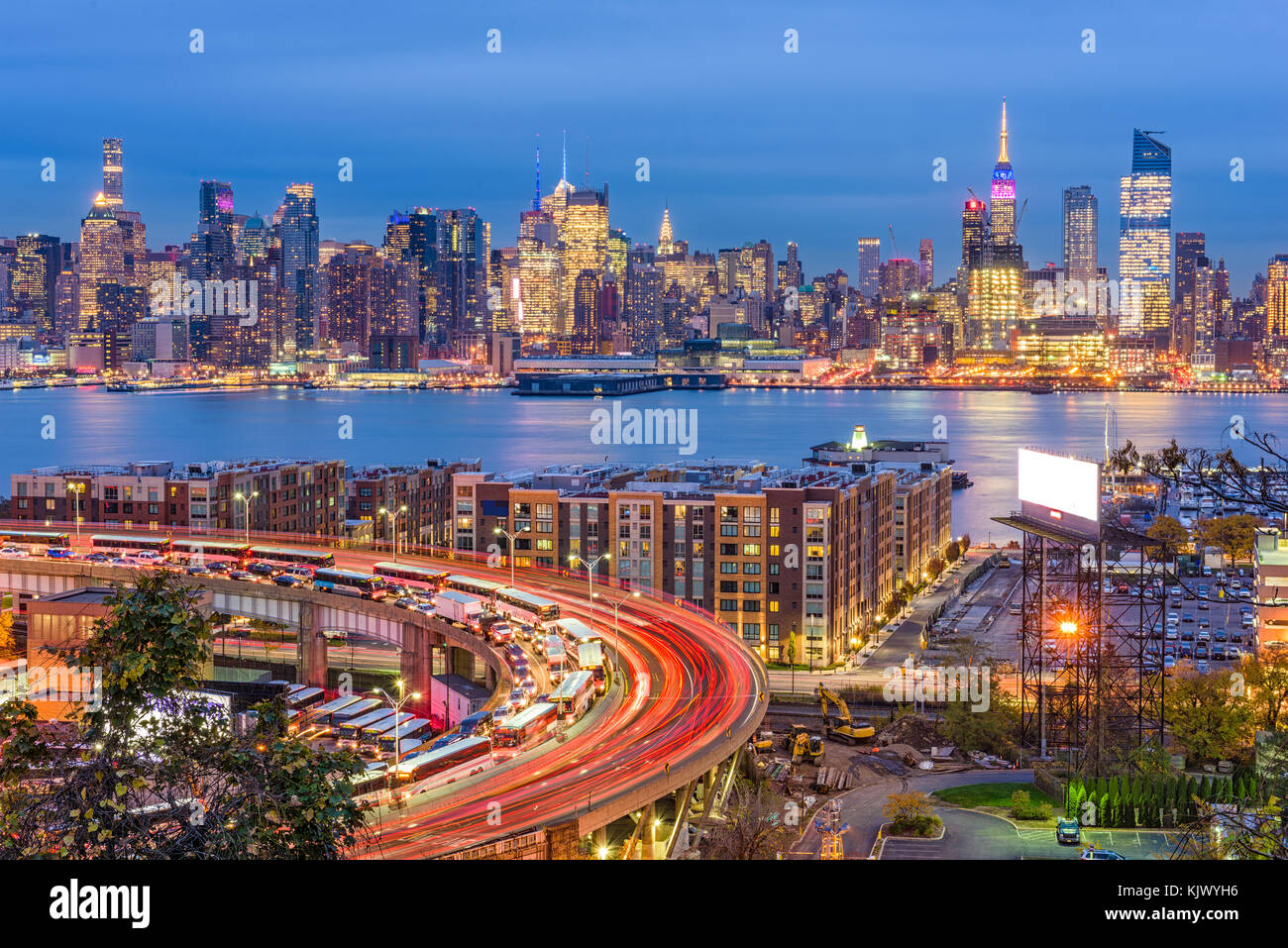 New York, New York, USA Stadtbild in Manhattan. Stockfoto