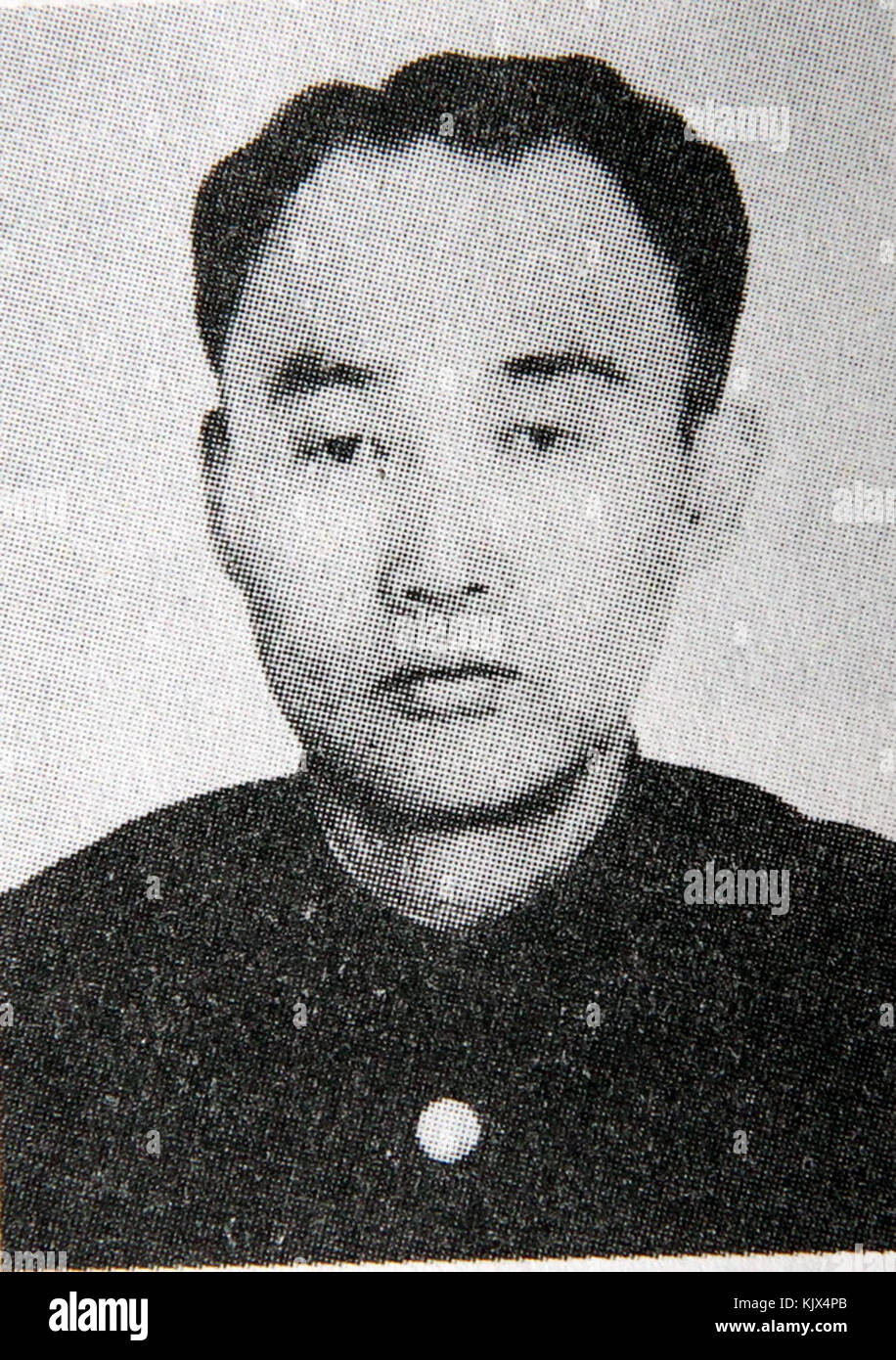 Kim Chaek war eine prominente Persönlichkeit in der nordkoreanischen Geschichte und wahrscheinlich in der politischen oder militärischen Führung beteiligt. Seine Rolle bei der Gestaltung des Landes in seinen frühen Jahren könnte entscheidend für das Verständnis der Entwicklung Nordkoreas sein. Stockfoto