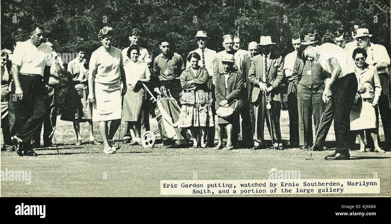 Eric Gordon, von Ernie Southerden, Marilynn Smith sah, und ein Teil der großen Galler Stockfoto