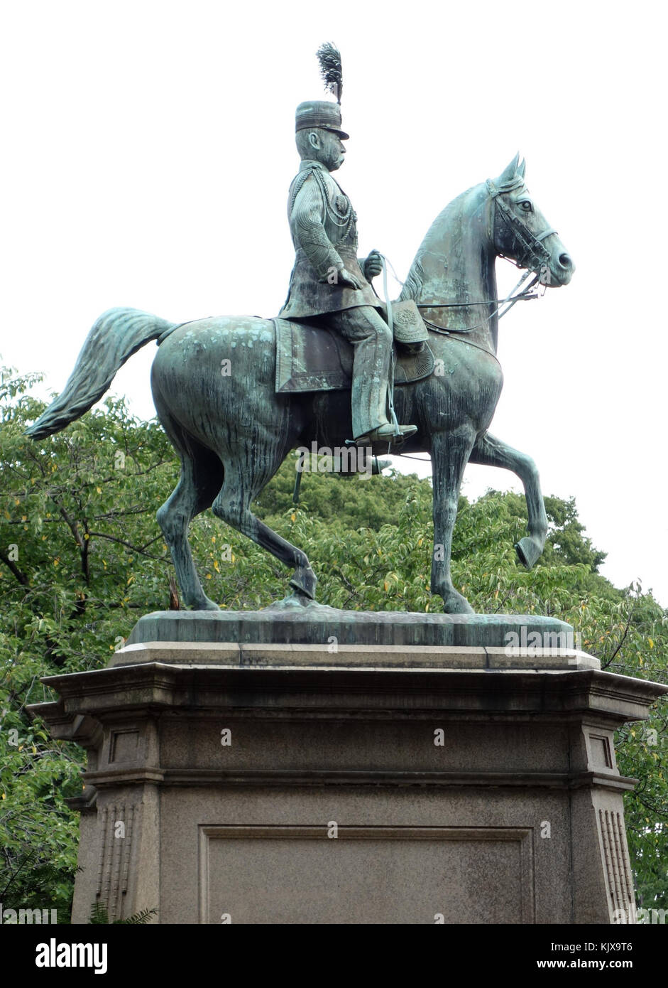 Statue von Komatsu Akihito (Ueno, Tokio) DSC 04959 Stockfoto