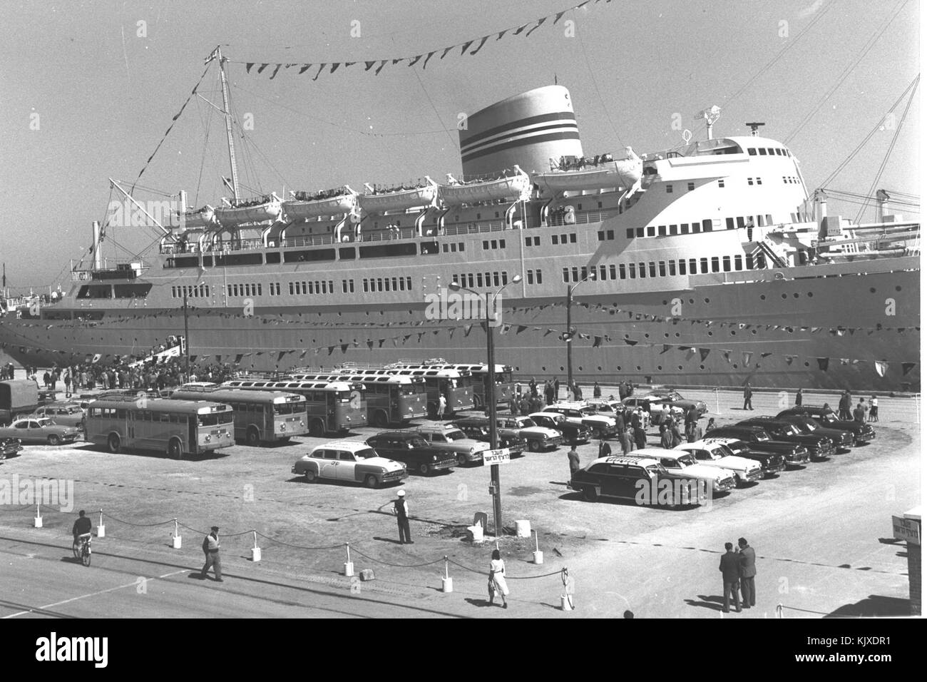 SS Oslofjord 1959 Stockfoto