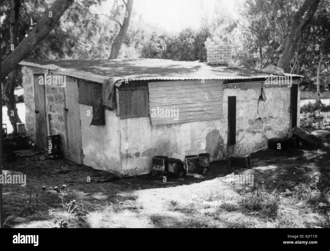 Israel Kibbutz Sdot Yam 9047 frühen Tagen Stockfoto