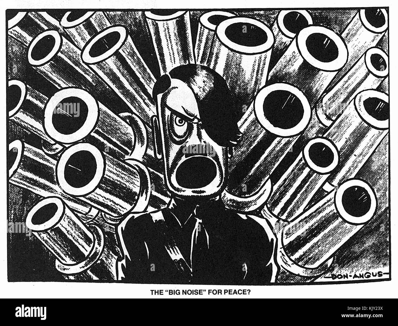 1938 Wahrheit Angus die lauten Geräusche Stockfoto