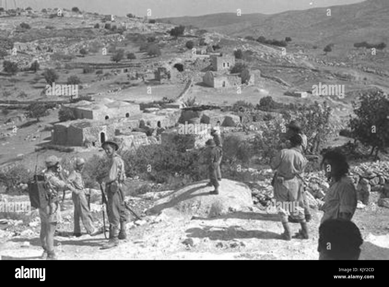 Beit Natif 1948 Stockfoto