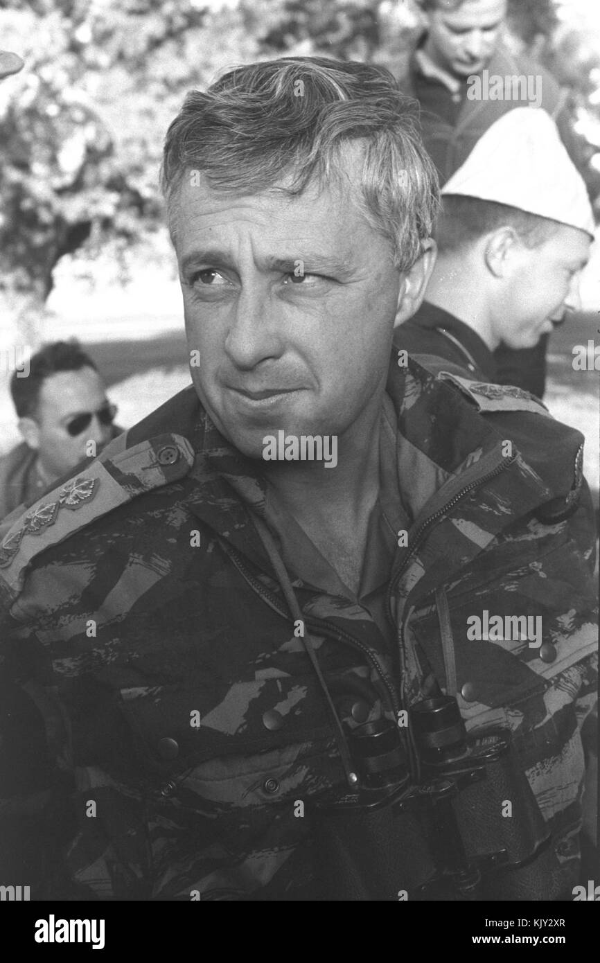 Ariel Sharon OC Northern Command 1964 Stockfoto