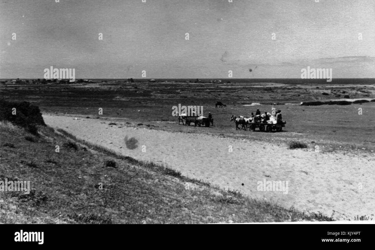 Israel Kibbutz Sdot Yam 9045 frühen Tagen Stockfoto