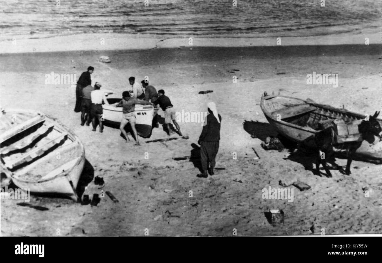 Israel Kibbutz Sdot Yam 9044 frühen Tagen Stockfoto