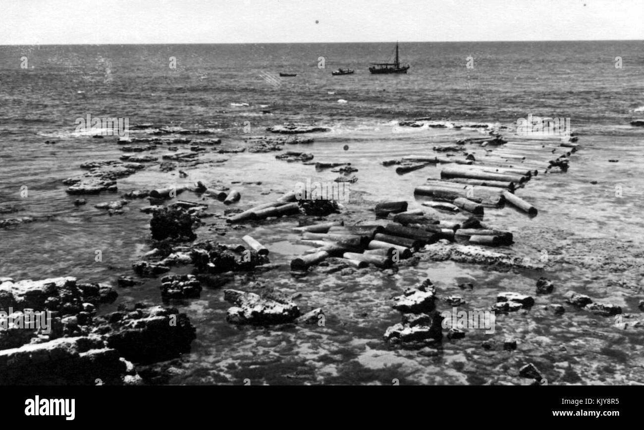 Israel Kibbutz Sdot Yam 9040 frühen Tagen Stockfoto