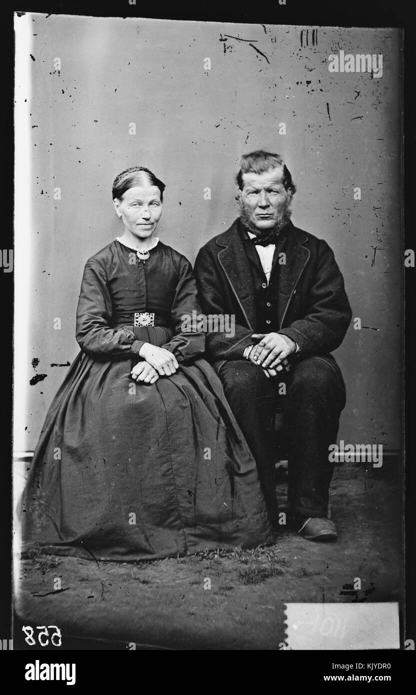 1011. Elias Larsen Bjeldaanes og hustru Dina NB Olsdtr bldsa OTO 0558 EIN Stockfoto