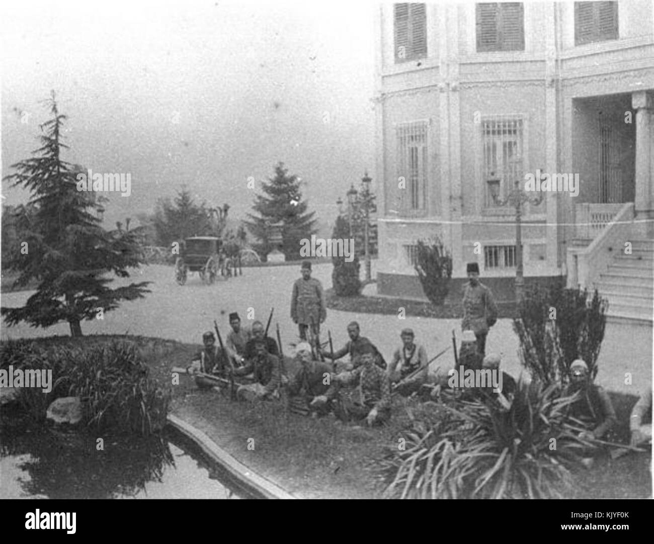 Soldaten der Armee im Kaiserlichen Palast Stockfoto