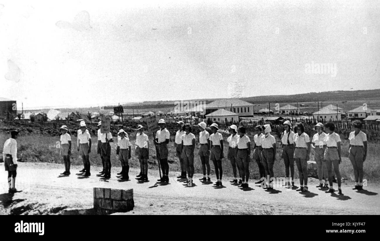 Israel 3331 Moshav Beit Itzhak Stockfoto