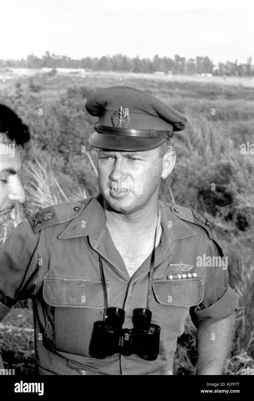 Rabin Northern Command 1957 Stockfoto