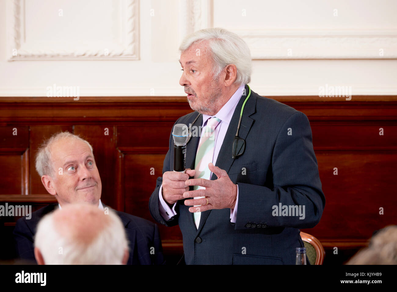 Donald Trelford, Oldie literarische Mittagessen 14-11-17 Stockfoto