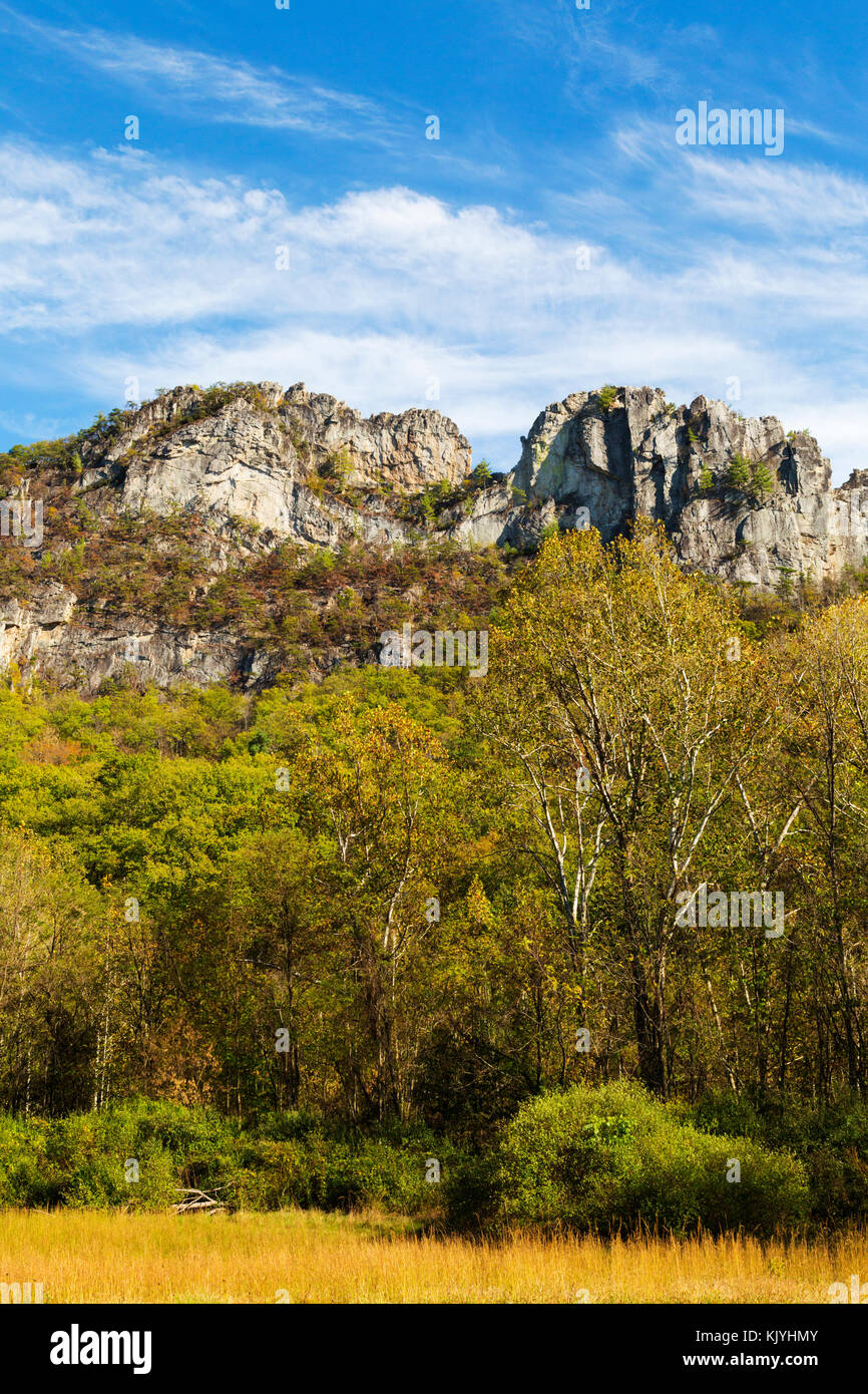 Senaca Felsen in West Virginia Stockfoto