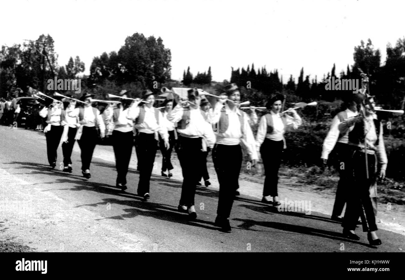 Israel 3326 Moshav Beit Itzhak Stockfoto