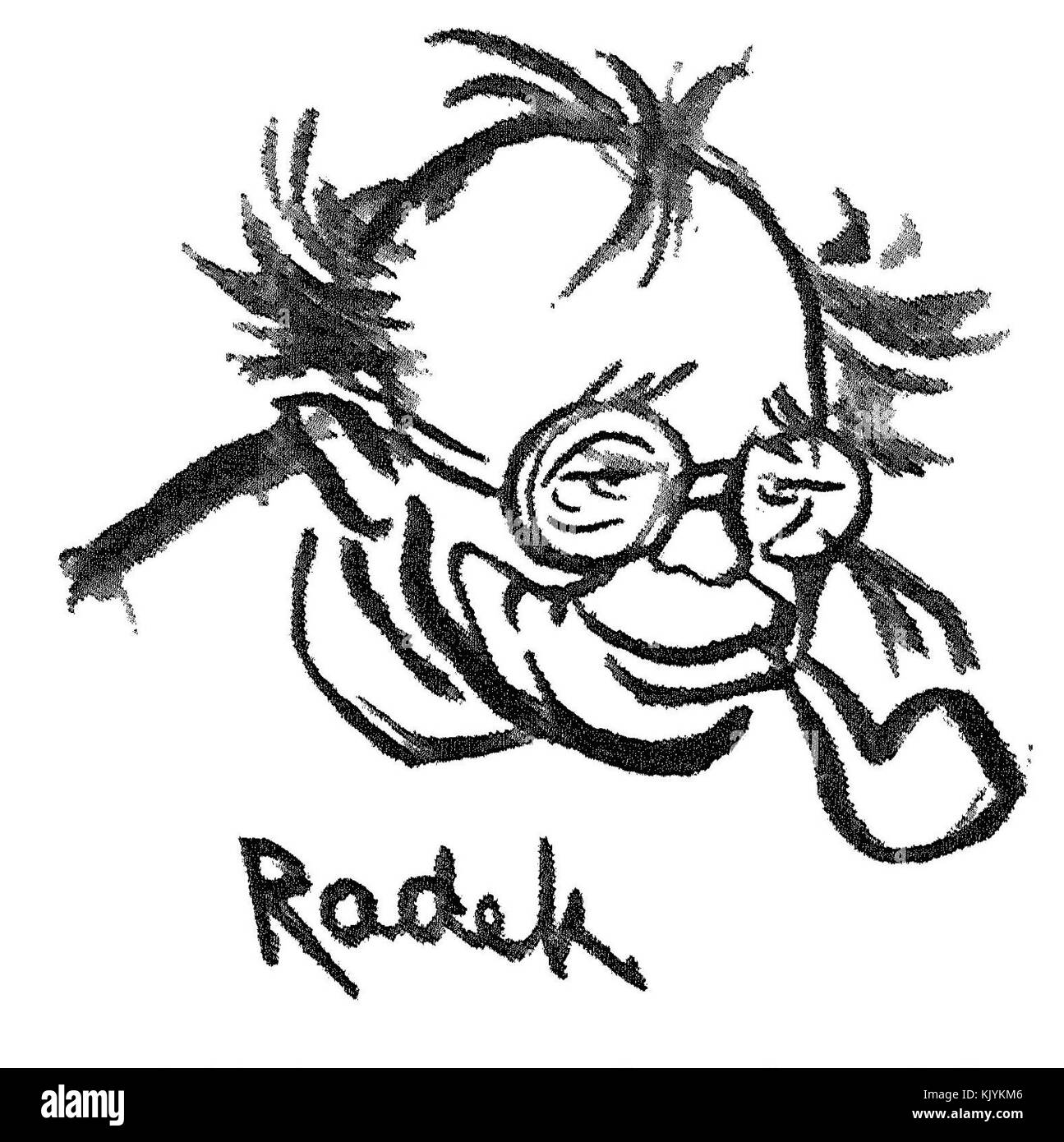 Karl Radek niedrig Stockfoto