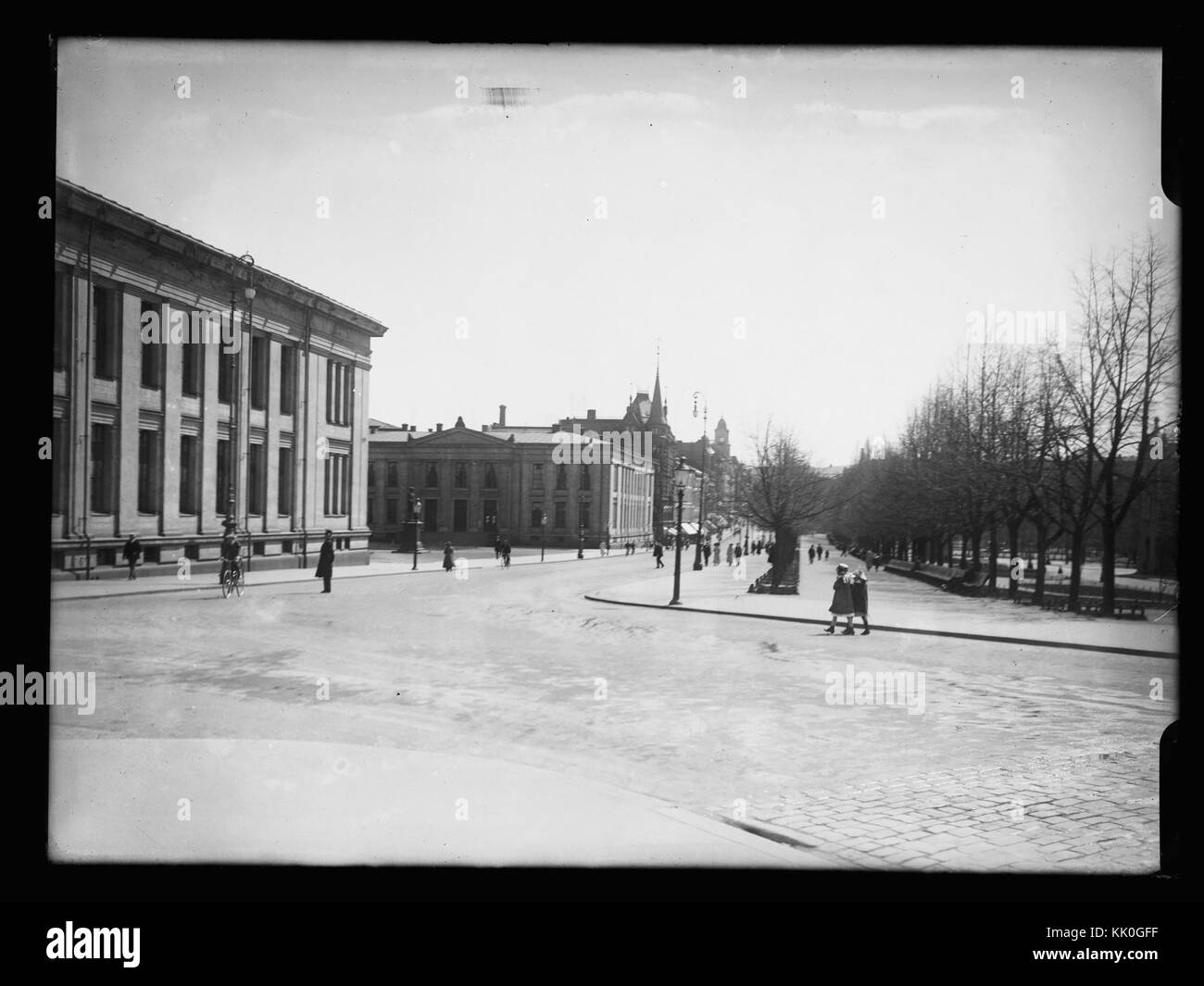 Karl Johans gate Keine nb DigiFoto-Maker 20160218 00638 NB NS NM 05440 Stockfoto