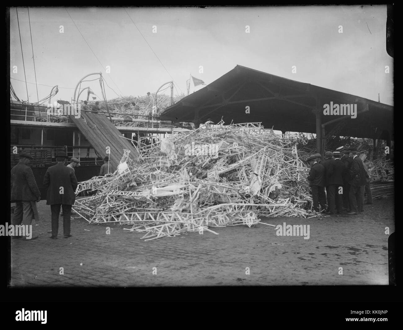 Zeppelinerens ruiner kein nb DigiFoto-Maker 20160308 00193 NB NS NM 08910 Stockfoto