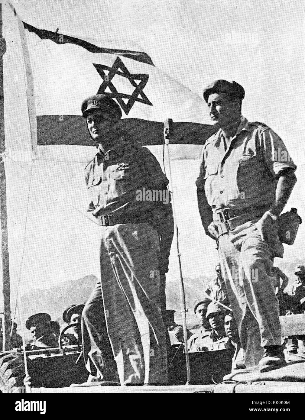 Dayan 9. Brigade 1956 Stockfoto